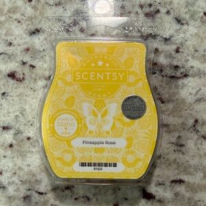 Scentsy Pineapple Rose Wax Bar - Sunny Yellow